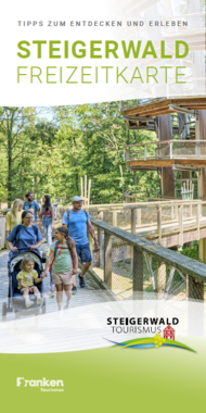 Produktbild: Faltkarte "Steigerwald entdecken"